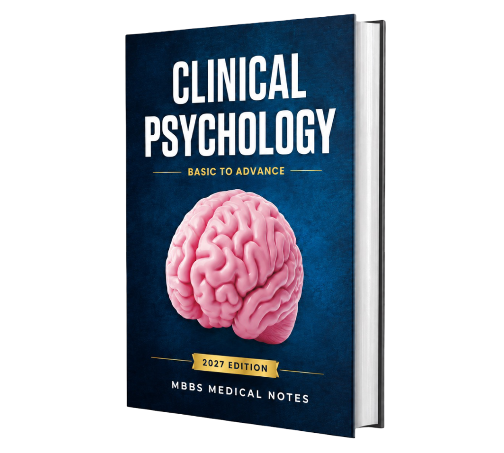 Clinical Psychology Basic to Advance 3D Book Cover